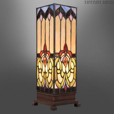 Square Tiffany Lamp Garland Small