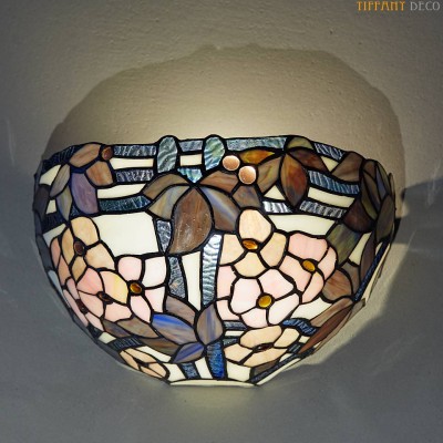 Tiffany Wall Lamp Flowers