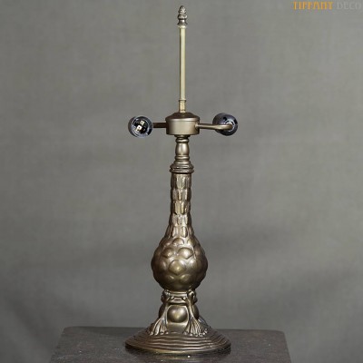 Large Base for tiffany shade in zinc 2x E27 CV4036