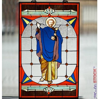 Stained glass window 4568