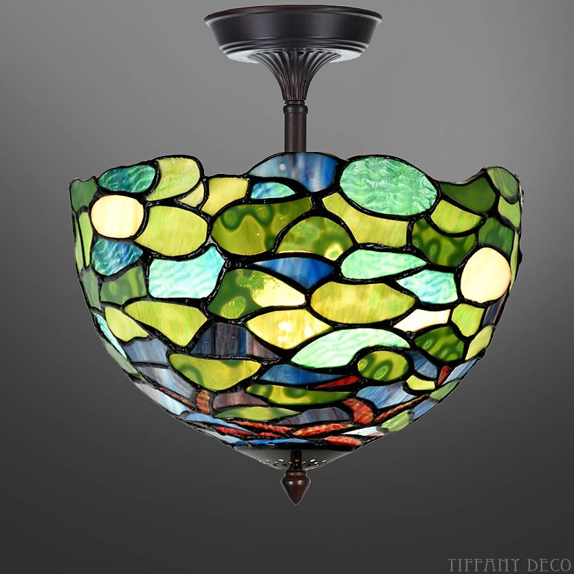 Tiffany Ceiling Lamp Hydrangea The Most Beautiful Tiffany