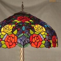 Tiffany Floor Lamp Roses