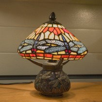 Tiffany Lamp Dragonfly Orange