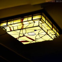 Tiffany ceilingl Lamp Mission