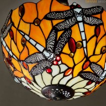 Tiffany Ceiling Lamp Dragonfly small