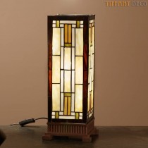 Square Tiffany Lamp Carré Art Déco Medium