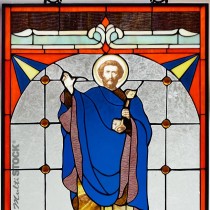 Stained glass window 4568