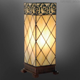 Square Tiffany Lamp Oriental Medium
