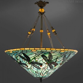 Suspended Tiffany Lamp Dragonfly