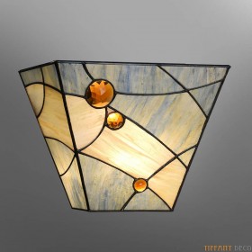 Tiffany Wall Lamp Art Déco Blue Sky