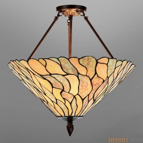 Tiffany Ceiling Lamp Sun