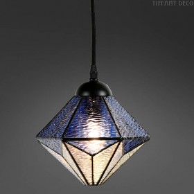 Suspended Lamp Mini Bell Akira Bleu