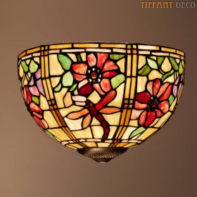 Tiffany Ceiling Lamp Dragonfly Small