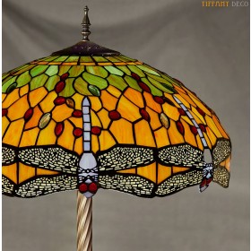 Tiffany Floor Lamp Dragonfly Flame