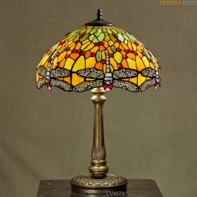 Tiffany Lamp Dragonfly Flame Medium