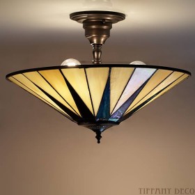 Tiffany Ceiling Lamp Dark Star