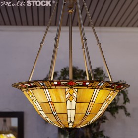 Suspended Tiffany Lamp Art Déco XXL