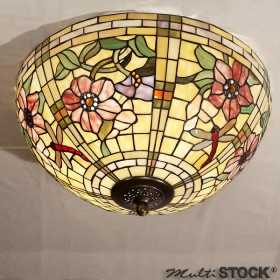 Tiffany Ceiling Lamp Dragonfly Large