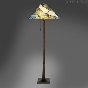 Tiffany Floor Lamp Sky Blue