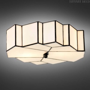 Tiffany ceilingl Lamp Art Déco B&W