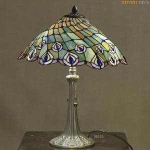 Tiffany Lamp Peacock Medium