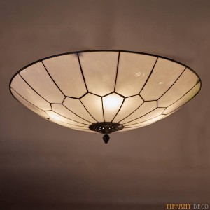 Tiffany ceilingl Lamp Art Déco B&W Large