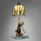 Tiffany Lamp Golden Art Deco Lady