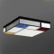 Tiffany ceilingl Lamp Mondriaan color