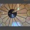 Tiffany ceilingl Lamp Art Déco B&W Large Sun