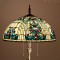 Tiffany Floor Lamp Blue Retro