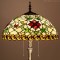 Tiffany Floor Lamp Red Flower