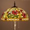 Tiffany Floor Lamp Red Flower