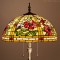 Tiffany Floor Lamp Red Flower