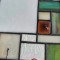 Stained glass window Art Déco