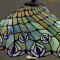 Tiffany Lamp Peacock Medium