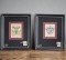 5 Lithographs of Heraldic arms cards