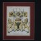 5 Lithographs of Heraldic arms cards