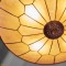 Tiffany ceilingl Lamp Art Déco B&W Large Sun
