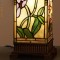 Square Tiffany Lamp Dragonfly Medium