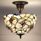 Tiffany Ceiling Lamp Vlinders Small