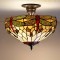 Tiffany Ceiling Lamp Dragonfly Gold Medium