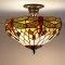 Tiffany Ceiling Lamp Dragonfly Gold Small