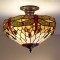 Tiffany Ceiling Lamp Dragonfly Gold Medium