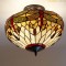 Tiffany Ceiling Lamp Dragonfly Gold Medium