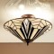 Tiffany Ceiling Lamp Art Déco B&W