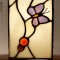 Square Tiffany Lamp Butterfly Small