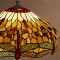 Tiffany Floor Lamp Dragonfly Gold