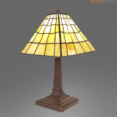 Lampe Tiffany Carré Art Déco