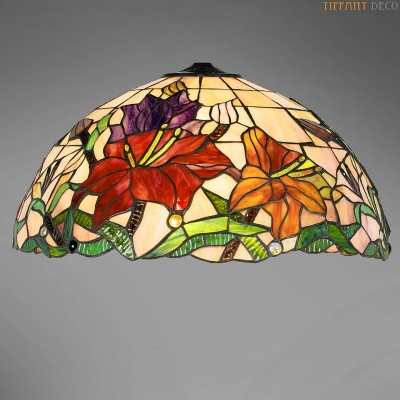 Abat-jour Tiffany  Fleurs Large