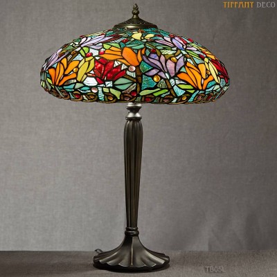 Lampe Tiffany Fleurs Medium
